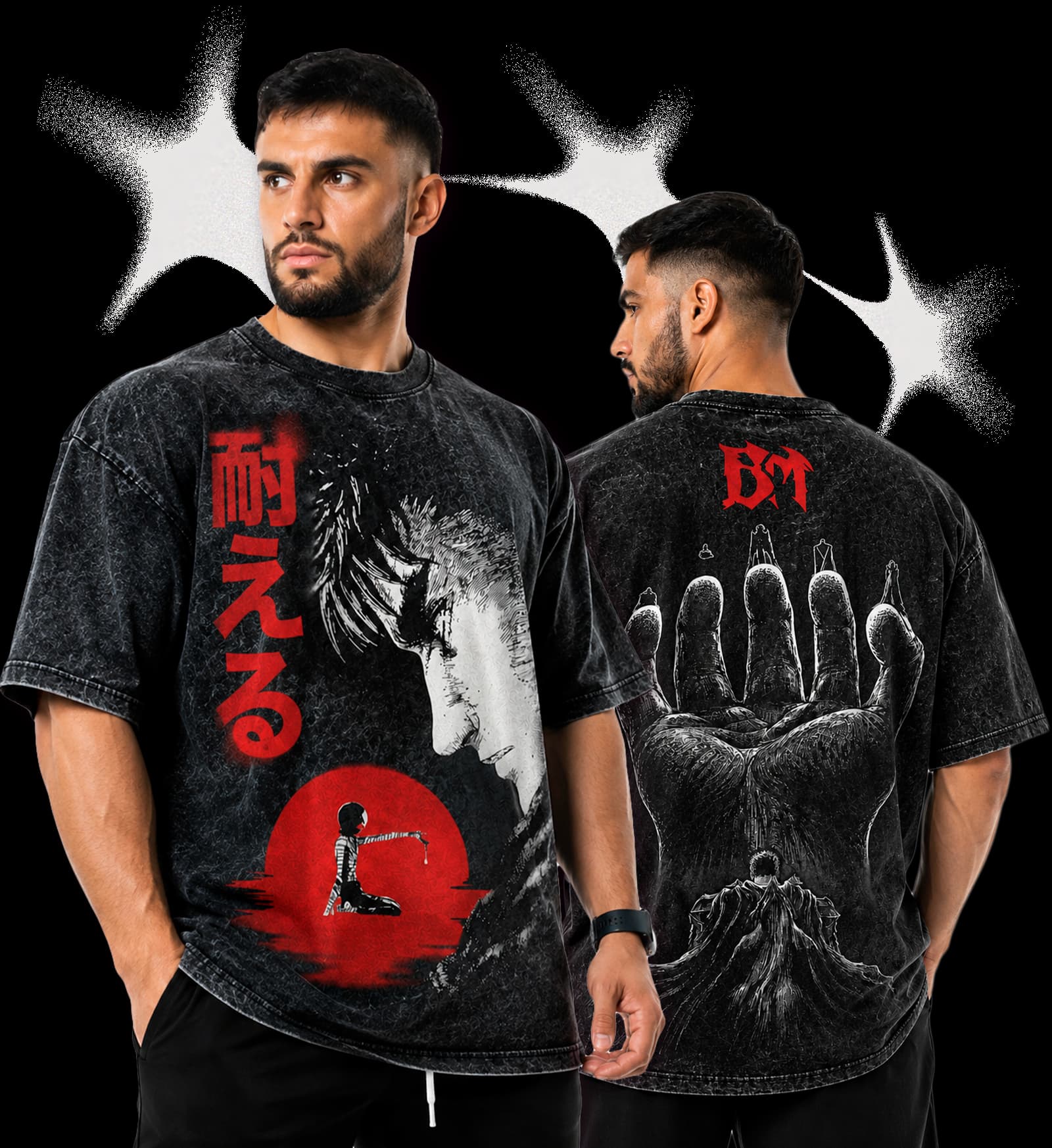 Modelo con la colección Berserkmode